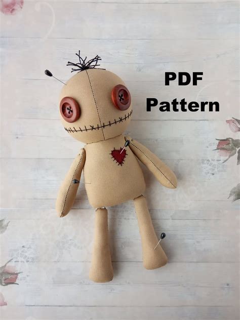 Voodoo doll pattrrns sewing